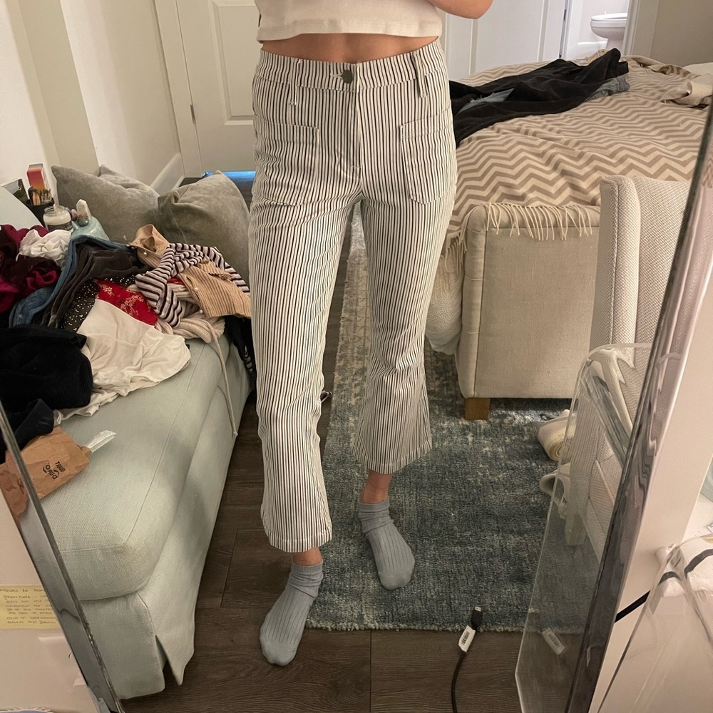 Frame striped jeans